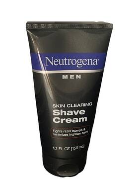 Neutrogena 02025-8 Men Skin Clearing Shave Cream Oil-free 5.1 Fl Oz