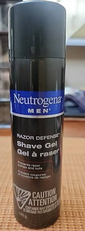 Neutrogena 062600700650 Men Razor Defense Shave Gel Discontinued Htf 7 Oz 198 G