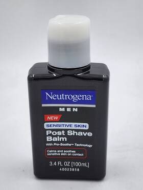 Neutrogena 070501120170 Men Post Shave Balm Sensitive Skin 3.4 Oz Calms Soothes