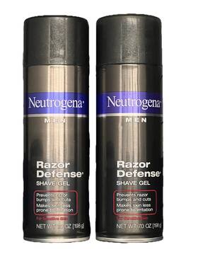 Neutrogena 70501 Men Razor Defense Shave Gel For Even Sensitive Skin Net Wt. 7.0 Oz