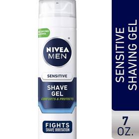 Nivea 967149430238 For Men Sensitive Shaving Gel V-e Chamomile Witch Hazel 7oz 3 Pack
