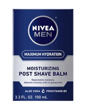 Nivea Be81300 For Men Replenishing Post Shave Balm 3.3oz Pack Of 2 Usa Made