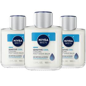 Nivea For Men 072140033675 Sensitive Cool Cooling Post Shave Balm With Vitamin E Chamomile And S