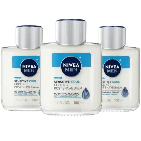 Nivea For Men 072140033675 Sensitive Cool Cooling Post Shave Balm With Vitamin E Chamomile And S