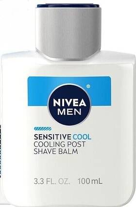 Nivea Men 072140016104 Sensitive Cooling Post Shave Balm Calms And Soothens 3.3 Oz