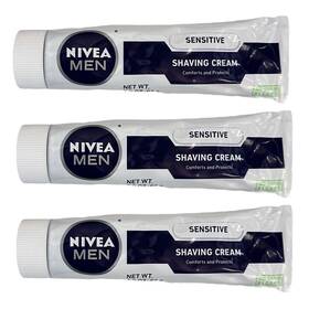 Nivea Men 072140016111 Sensitive Shaving Cream Tube 3.5 Oz No Drying Alcohol Comfort Protects