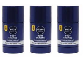 Nivea Men 072140023553 For Body Shaving Stick 3 Pack Protective Hydration Free Ship
