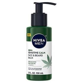 Nivea Men 072140036201 Sensitive Calm Face And Beard Balm Moisturizer For M