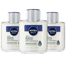 Nivea Men 4527 Post Shave Balm With Vitamin E And Chamomile Extract Alcohol Free-3 Pack