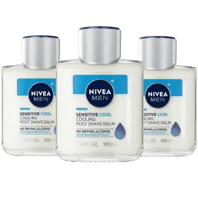 Nivea Men 787734683746 Sensitive Cooling Post Shave Balm With E Chamomile And Seaweed Extracts 3 P