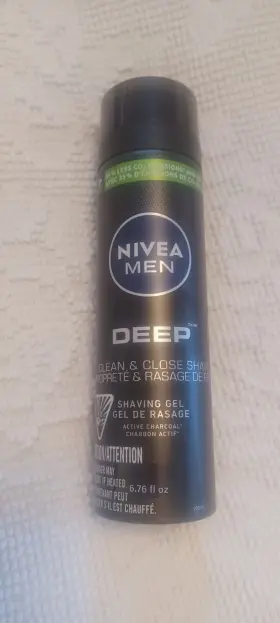 81789 Nivea Men Deep Shaving Gel Active Charcoal 6.76 Fl Oz Face 81789 Nivea Men Deep Shaving Gel Active Charcoal 6.76 Fl Oz Face