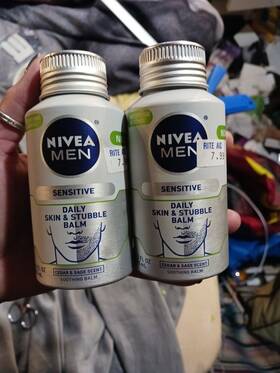 Nivea Men 88591 Sensitive Daily Skin And Stubble Balm Cedar Sage 4.2 Fl. Oz. Pack Of 2