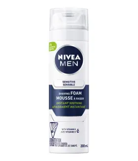 B00bo0b5y0 Nivea Men Sensitive Shaving Foam 6.7oz - Smooth Irritation-free Shave Pack Of 1