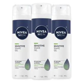 Be81740 Nivea Men Sensitive Shave Gel With Vitamin E Soothing Chamomile And Witch Hazel