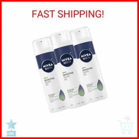 Nivea Men Sg B00o4qaf9c Us Mens Sensitive Shave Gel With Vitamin E And Chamomile 3 Pack 7 Oz