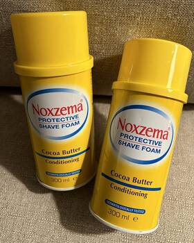 Noxzema 002747003803 2 Protective Shave Foam With Cocoa Butter New Vhtf Disc. Usa Ship