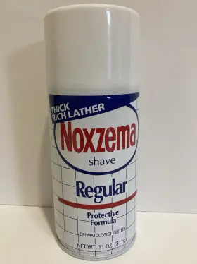 Noxzema 022700001590 Vintage 1993 Regular Shave Cream Protective Formula 11 Oz