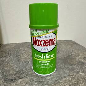 Noxzema 022700002405 Medicated Shave Cream Fresh Lime 11 Oz New