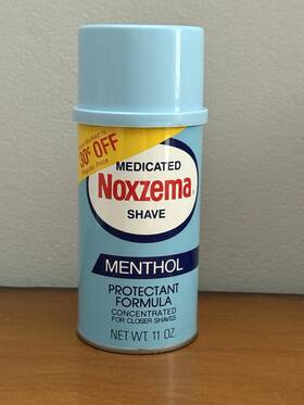 Noxzema 022700083695 Vtg Discontinued Menthol Medicated Shave Cream Protectant Formula 11oz