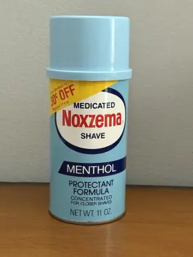 Noxzema 022700083695 Vtg Discontinued Menthol Medicated Shave Cream Protectant Formula 11oz