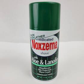 Noxzema 2915825 Shave Cream With Aloe And Lanolin 11 Oz Can New