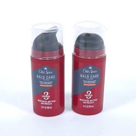 Old Spice 012044047903 Bald Care System Scalp Moisturizer Spf 25 3.4oz 2-pack Clean Scent
