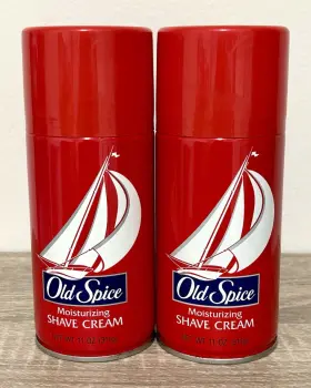 Old Spice 012044369104 Lot 2 Vintage Moisturizing Super Rich Foam Shave Cream Original 11oz
