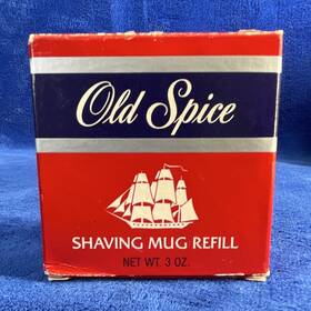 Old Spice 3701-400259 Shaving Mug Refill Bar 3 Oz For Men Mpn 3701 New Srock