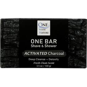 One With Nature On0065 Bar Shave And Shower Fresh Clean Scent 3.5 Oz