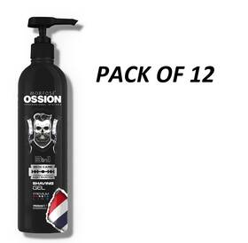 Ossion 681701002986 Barber Shaving Gel 700 Ml - Pack Of 12