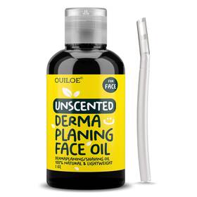 Ouiloe 757350913664 Dermaplaning Kit Oil With Tool - Natural And Lightweight Shave For Women
