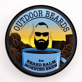 Outdoor Beards 850005173700 Beard Balm 2 Oz Cleansing For Short Or Long Be