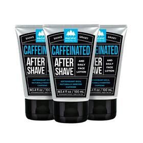 Pacific Shaving Company 186356000403 Caffeinated Aftershave Mens Grooming Product - Antioxidant Daily Face Lotio