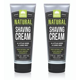 Pacific Shaving Company 186356000465 Natural Cream - Shea Butter Vitamin E Shave For Hydrated Sens