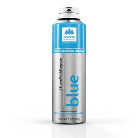 Pacific Shaving Company 186356000502 Blue Cream - Foaming Colorful Hydrating Redness Redu