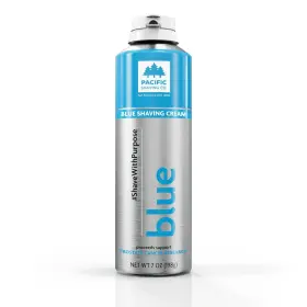 Pacific Shaving Company 186356000502 Blue Cream - Foaming Colorful Hydrating Redness Redu