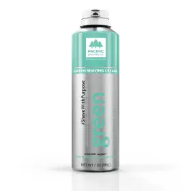 Pacific Shaving Company 186356000519 Green Cream - Foaming Colorful Hydrating Redness Red