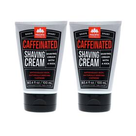 Pacific Shaving Company 186356000663 Caffeinated Cream With Shea Butter Spearmint - 3.4 Oz 2 Pack