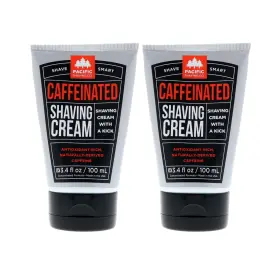 Pacific Shaving Company 186356000663 Caffeinated Cream With Shea Butter Spearmint - 3.4 Oz 2 Pack