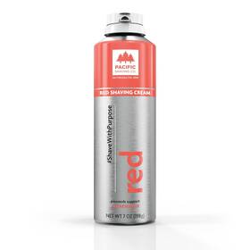 Pacific Shaving Company 186356000830 Red Cream - Foaming Colorful