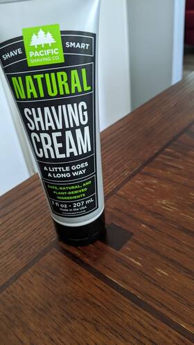 Pacific Shaving Company 191567840960 Natural Cream - Shea Butter Smooth 7 Oz