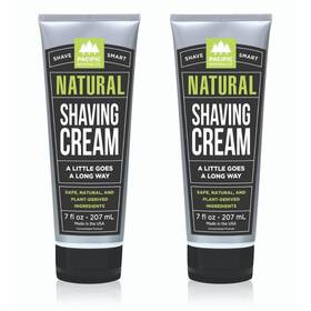 Pacific Shaving Company Nsc7z-2pk Natural Cream - Shea Butter Vitamin E Shave Cr