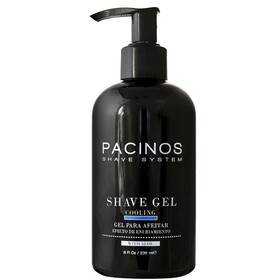 Pacinos 687077570980 Shave Gel - Cooling With Aloe Vera Moisturizing Mens Shaving 8 Fl