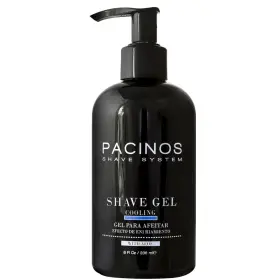 Pacinos 687077570980 Shave Gel - Cooling With Aloe Vera Moisturizing Mens Shaving 8 Fl