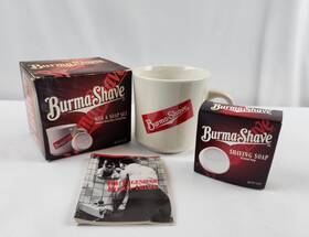Personna 024500500518 Burma-shave Mug And Shaving Soap Set Original Box Unused