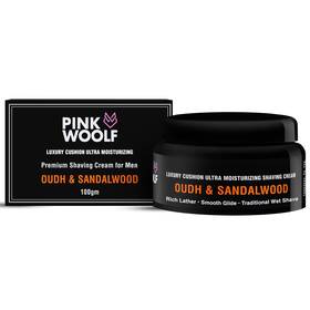 Pink Woolf Sc80-os Premium Shaving Cream For Men Oudh And 3.5 Ounce Pack Of 1