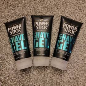 Power Stick 815195014738 3 Shave Gel - Face And Body 5 Oz. Each