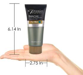 Premier Dead Sea A21e Shaving Cream For Men Sensitive Skin Protects From Nicks 4.2fl
