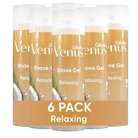 Procter & Gamble 313086387317 Gillette Venus Relaxing Coconut Shave Gel Women S Shaving Cream 7 Oz Pack Of