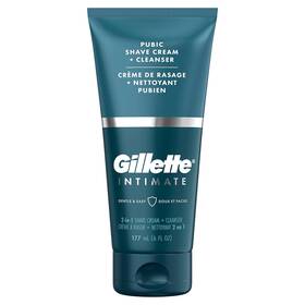Procter & Gamble 744759615107 Gillette Intimate 2 In 1 Pubic Shave Cream Cleanser Gentle Formula Formulate